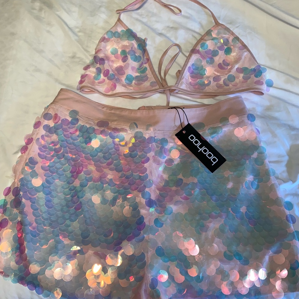 Pink two piece set